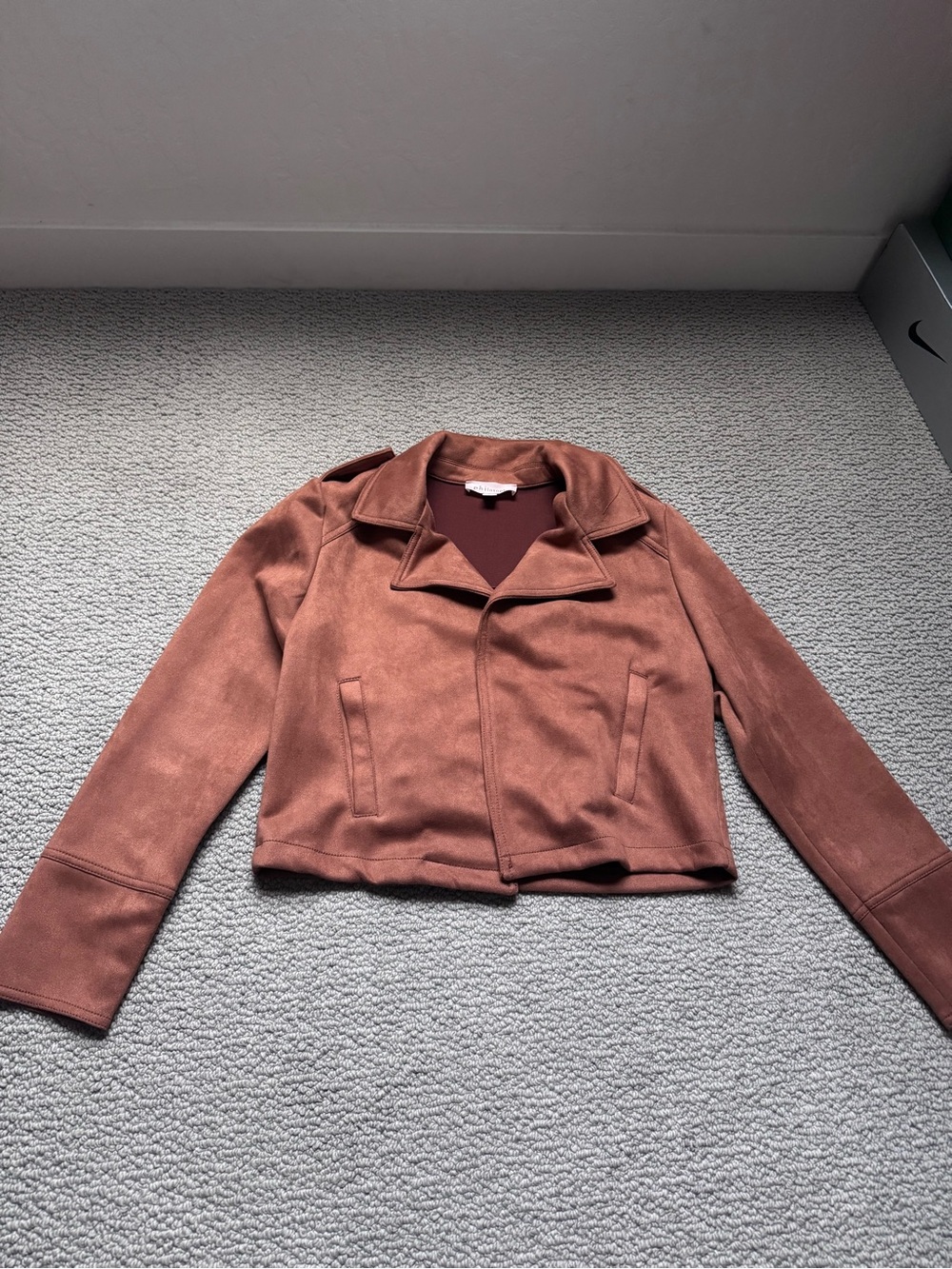 Brown Suede Women’s Jacket